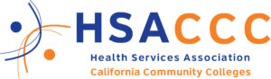 Logo for CA Community College's Health Services Association (HSACCC)